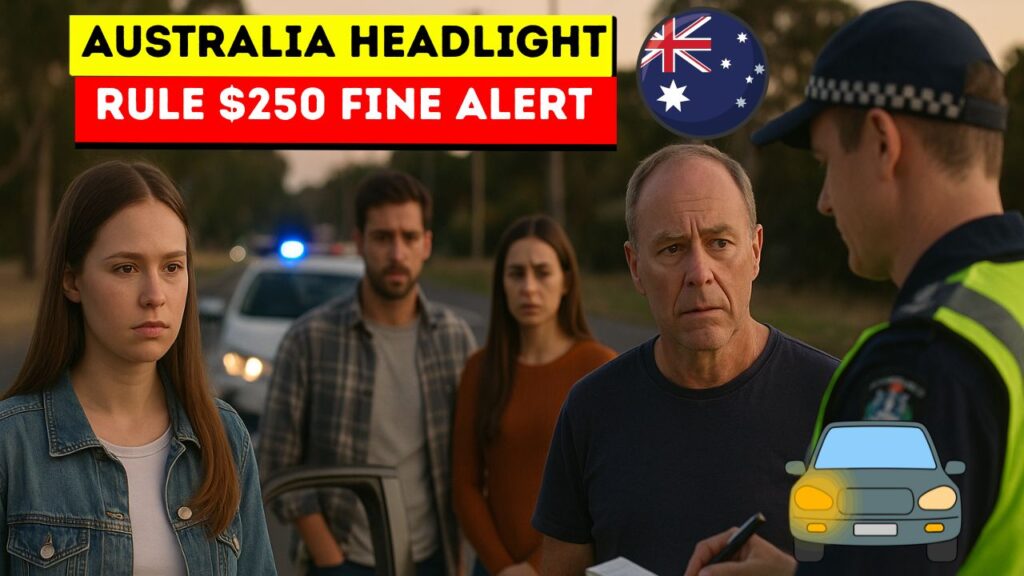 Australia Headlight Rule $250 Fine Alert