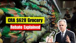 CRA Expands November Grocery Rebate Access – New $628 Benefit Targets Low-Income Recipients and Older Canadian Households