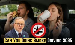 Hands on the wheel 2025 distracted driving Regulations – Eating /Drinking/Vaping while driving in Australia, demerit points fine bands