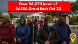 Over R8,070 Income after 23 October 2025 SASSA Grants to End – Who is Affected and how individuals confirm
