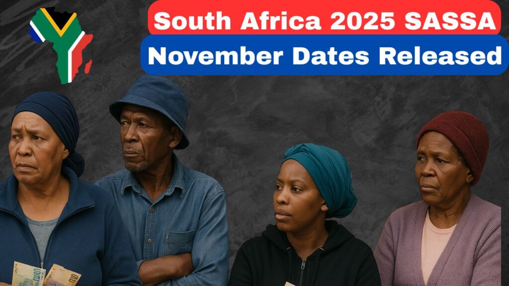 SASSA November 2025 Grant Payment Dates