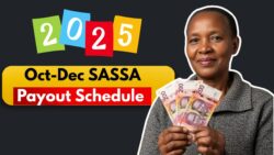 SASSA Three Month Calendar October to December 2025 – Deposit Dates, Verification Checks & Updates